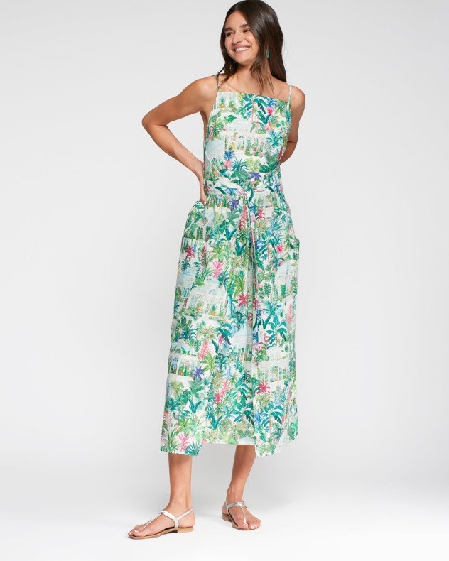 VilaGallo 33354 Green Long dress - Green