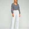 VilaGallo 33609 White Wide leg jeans - White