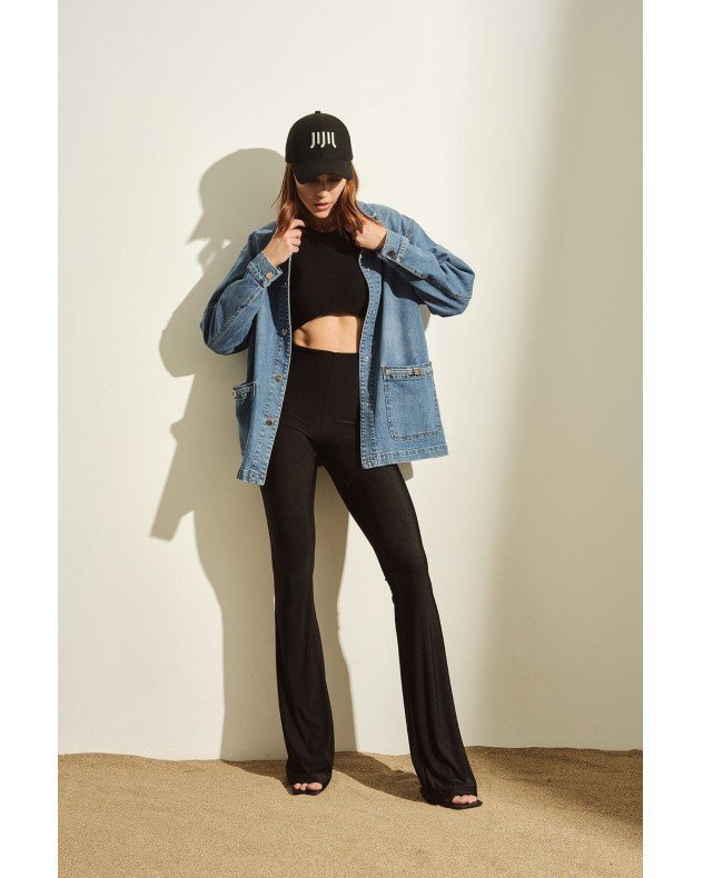 Jijil IJL119 Blue Denim jacket - Blue