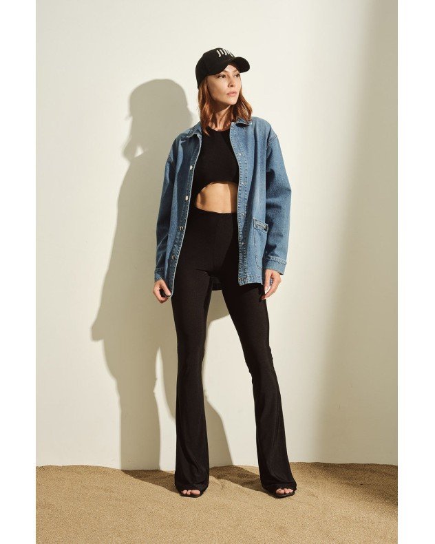 Jijil IJL119 Blue Denim jacket - Blue