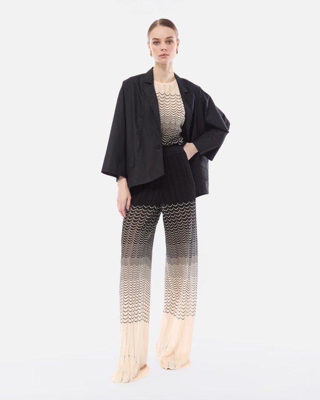 Nenette Bristol Black Cropped Jacket - Black