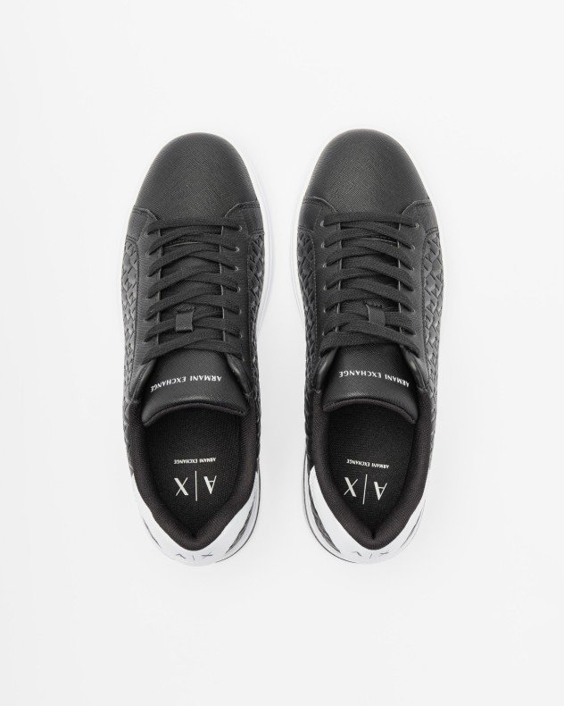 Armani Exchange XM000140 Black Sneakers - Black