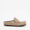Birkenstock Naples Wrapped Taupe Slide sandals - Taupe