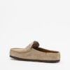 Birkenstock Naples Wrapped Taupe Slide sandals - Taupe