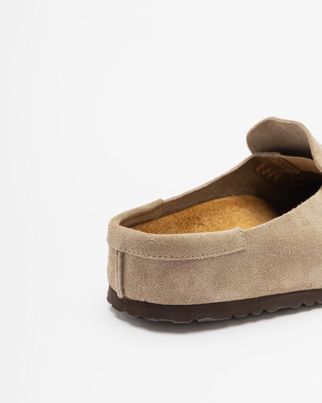 Birkenstock Naples Wrapped Taupe Slide sandals - Taupe