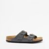 Birkenstock Arizona BS Gray Sandals - Gray