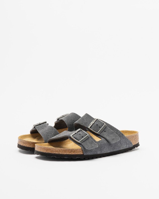 Birkenstock Arizona BS Gray Sandals - Gray