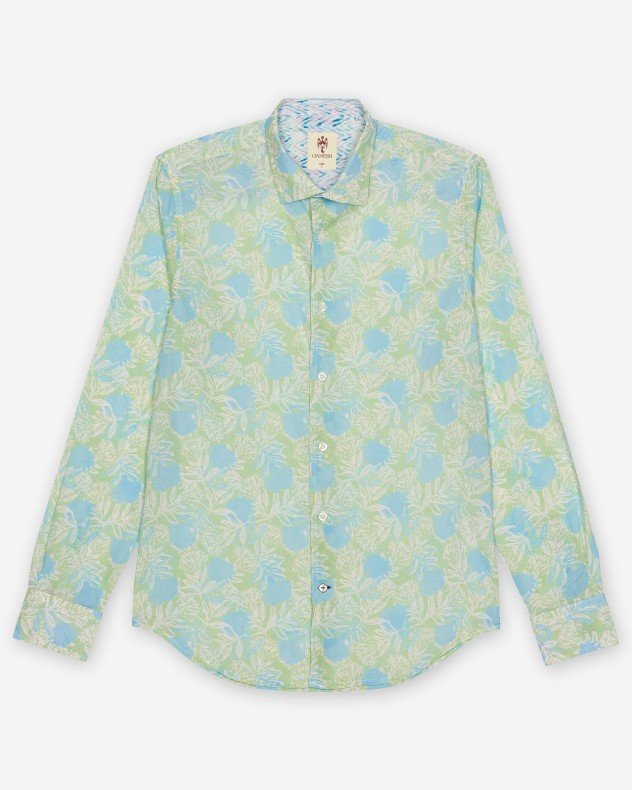 Ganesh 70000FF Green Shirt - Green