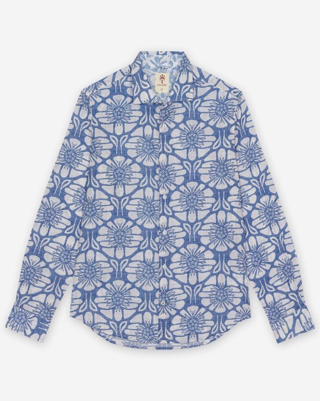 Ganesh 70000FH Blue Shirt - Blue
