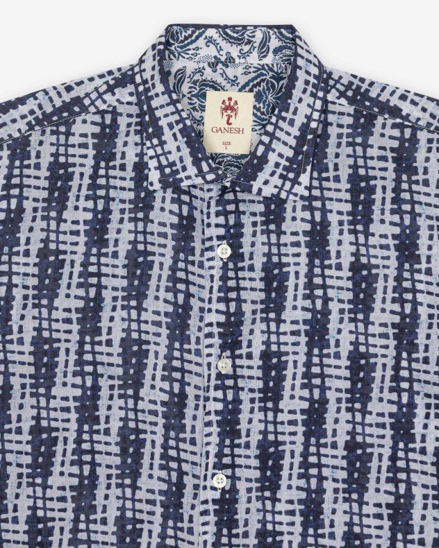 Ganesh 70000FG Blue Shirt - Blue