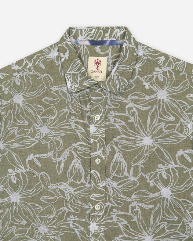 Ganesh 75700DA Green Shirt - Green