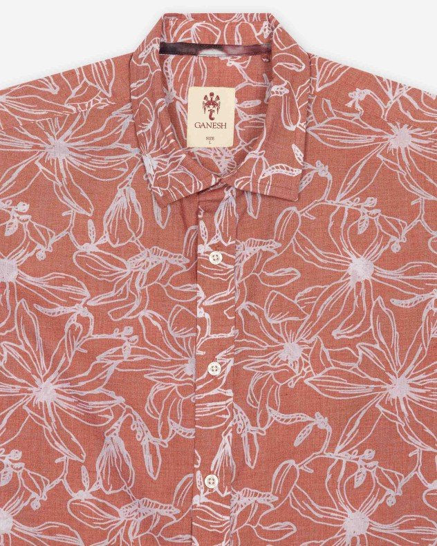 Ganesh 75700DB Orange Shirt - Orange