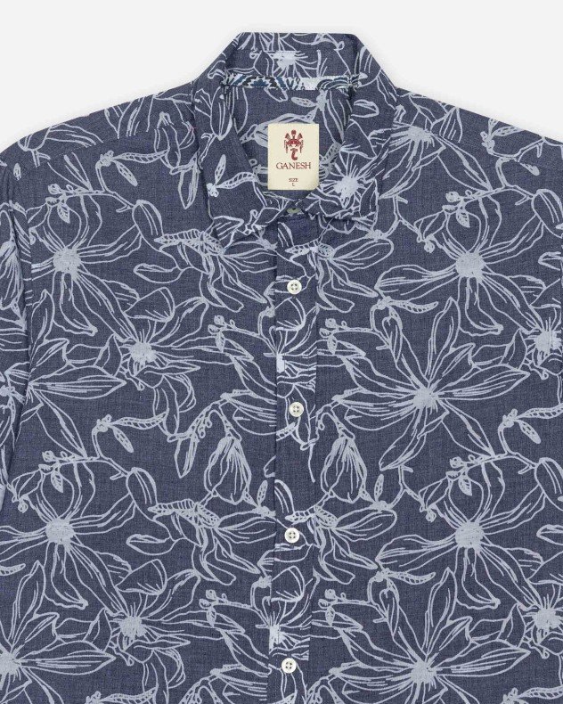 Ganesh 75700DC Blue Shirt - Blue