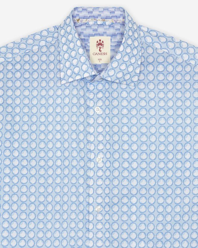 Ganesh 75700PE Blue Shirt - Blue