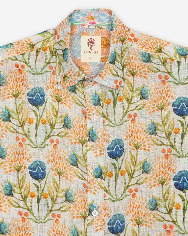 Ganesh 75700SE Multicolour Linen shirt - Multicolour
