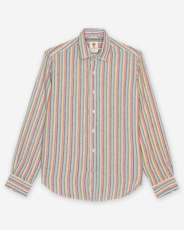 Ganesh 75700TA Multicolour Linen shirt - Multicolour