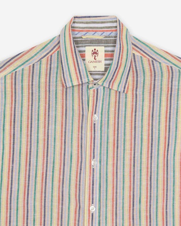 Ganesh 75700TA Multicolour Linen shirt - Multicolour