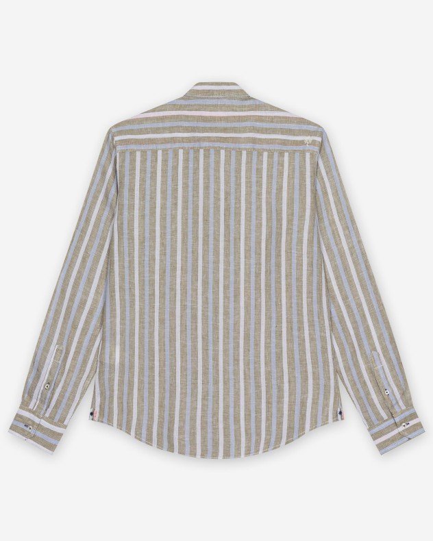 Ganesh 75700TB Green Linen shirt - Green