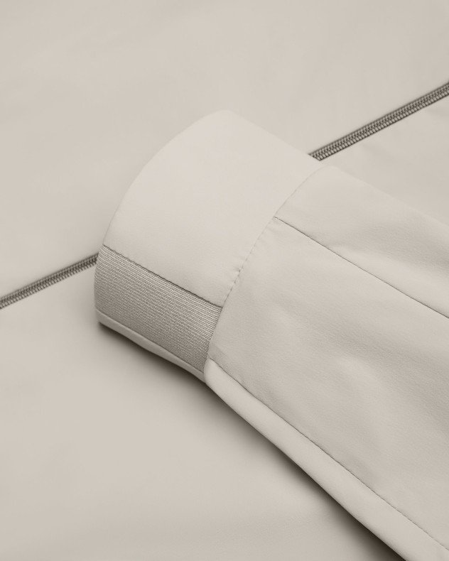 Unity RUIZ Taupe Hooded jacket - Gray