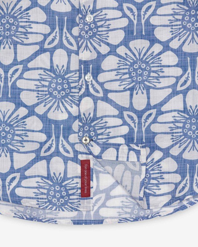 Ganesh 70000FH Blue Shirt - Blue