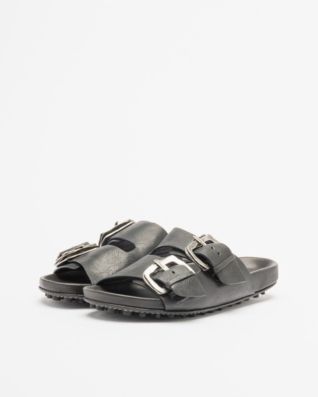 Ernesto Dolani 10UPIR10 Black Sandals - Black