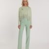 Relish Moss Green Knitted coat - Green