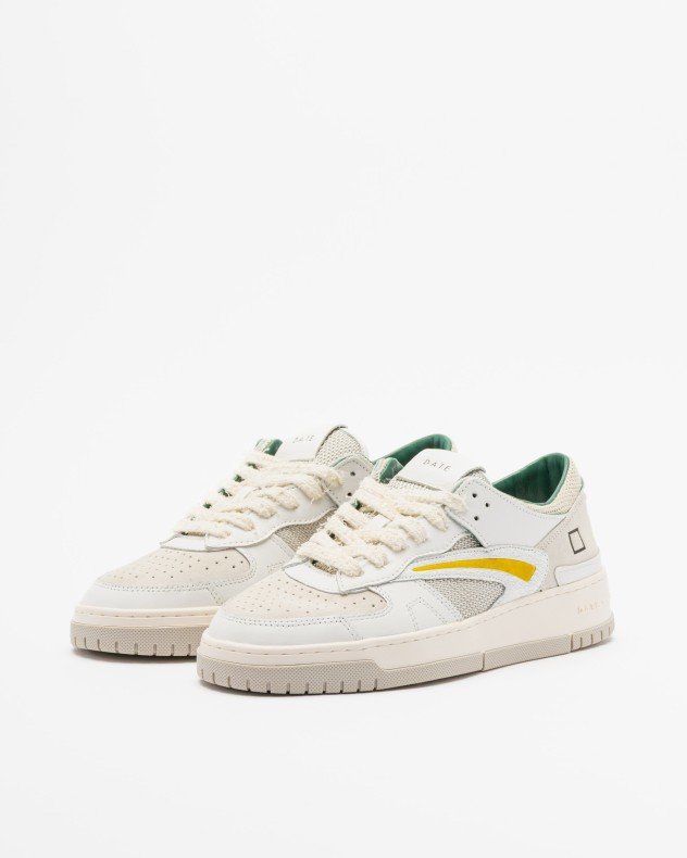 D.A.T.E. TORNEO White Sneakers - White