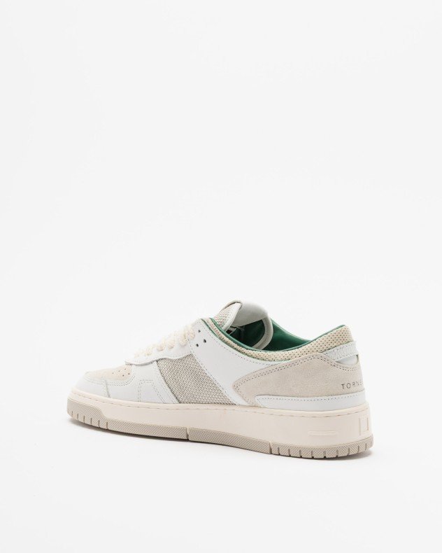 D.A.T.E. TORNEO White Sneakers - White