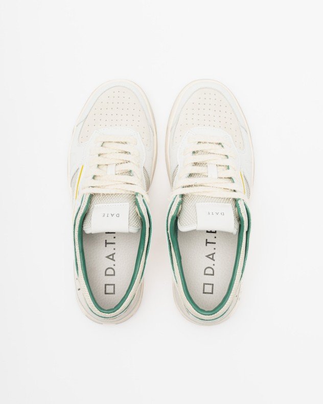 D.A.T.E. TORNEO White Sneakers - White