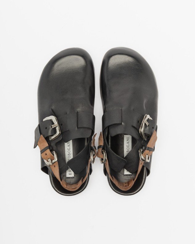 Ernesto Dolani 10UPIR07 Black Shoes - Black