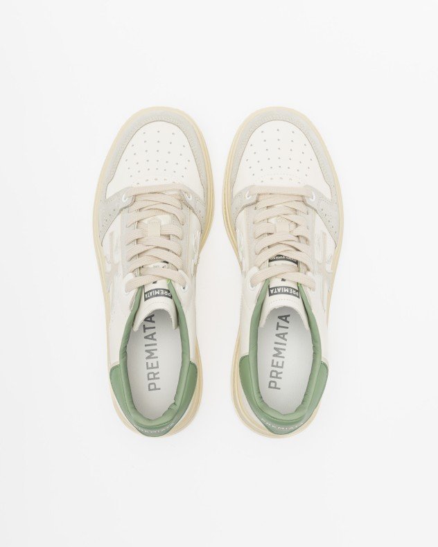 Premiata QUINN 8210 White Sneakers - White